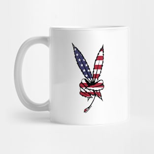 Peace Weed Leaf Stoner Clothing Mug